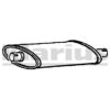 KLARIUS 210387 Middle Silencer